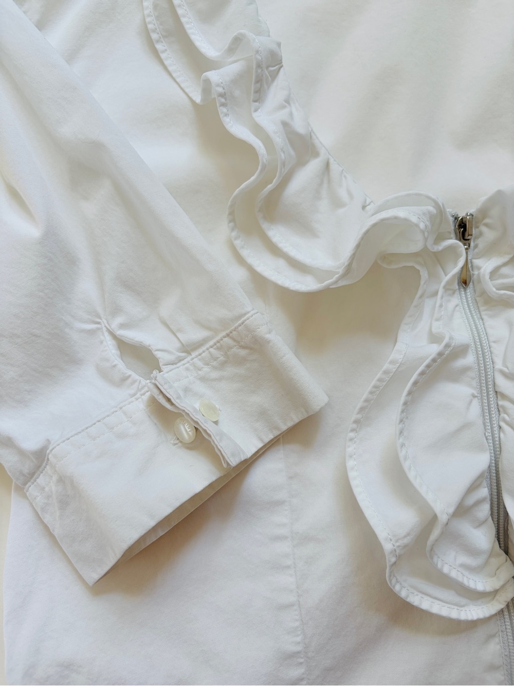 Anne Fontaine Ruffled Blouse - Picture 4 of 5